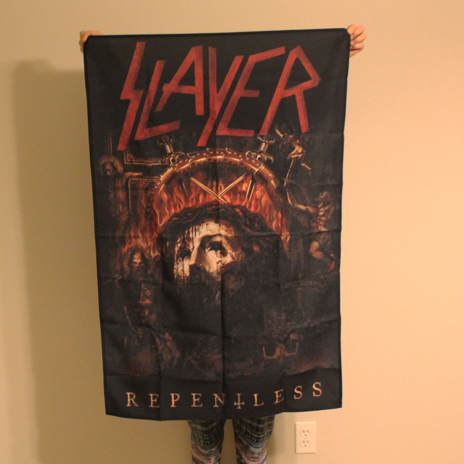 Slayer Repentless Tapestry Fabric Cloth Poster Flag Wall Banner - Box 5 gallery