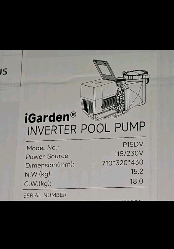 Variable Speed Inground VS Pool Pump 1.75HP & 2HP W/ 5yr Warranty - NEW gallery
