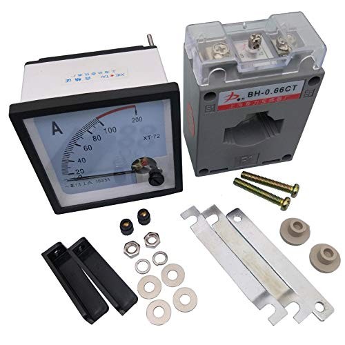 AC 0~100A Analog AMP Current Panel Meter Ammeter XT-72 and Current Transformer gallery