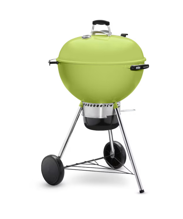 Weber Master-Touch 22-in W Spring Green Kettle Charcoal Grill 14511601 - New gallery