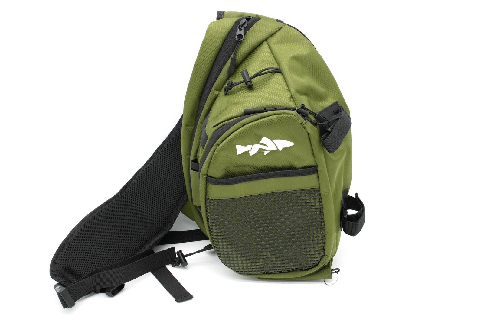NIRVANA Fly Fishing Sling Pack (Olive) 5