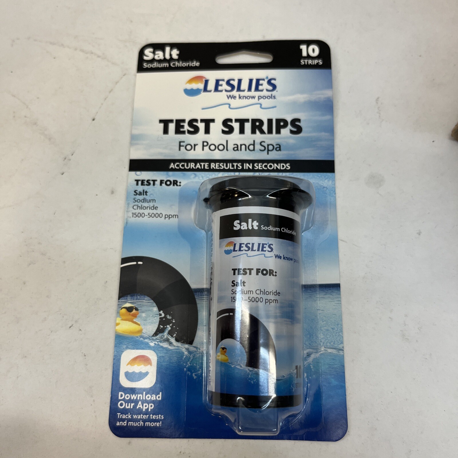 Leslie's Test Strips for Pool Salt Levels 10 Strips gallery