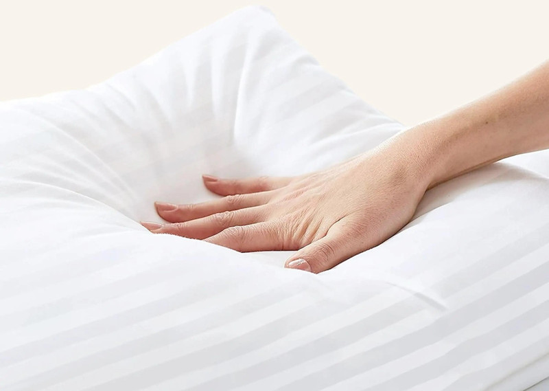 2 Pack Quilted Bed Pillows White Down Alternative KING Size Pillow UPGRADED gallery