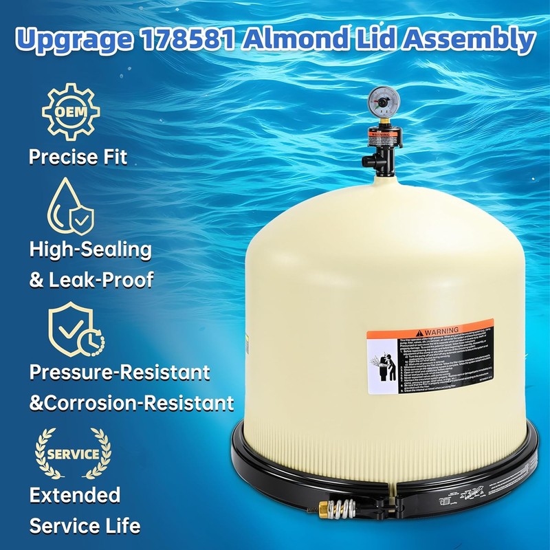 178581 Pool Filter Lid Assembly Compatible with Pentair Clean & Clear Plus 420 gallery