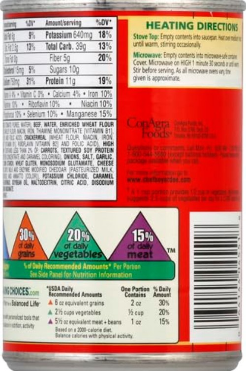 Emergency Meal Solution: 15 Oz Overstuffed Beef Ravioli - Pack of 6 Cans gallery