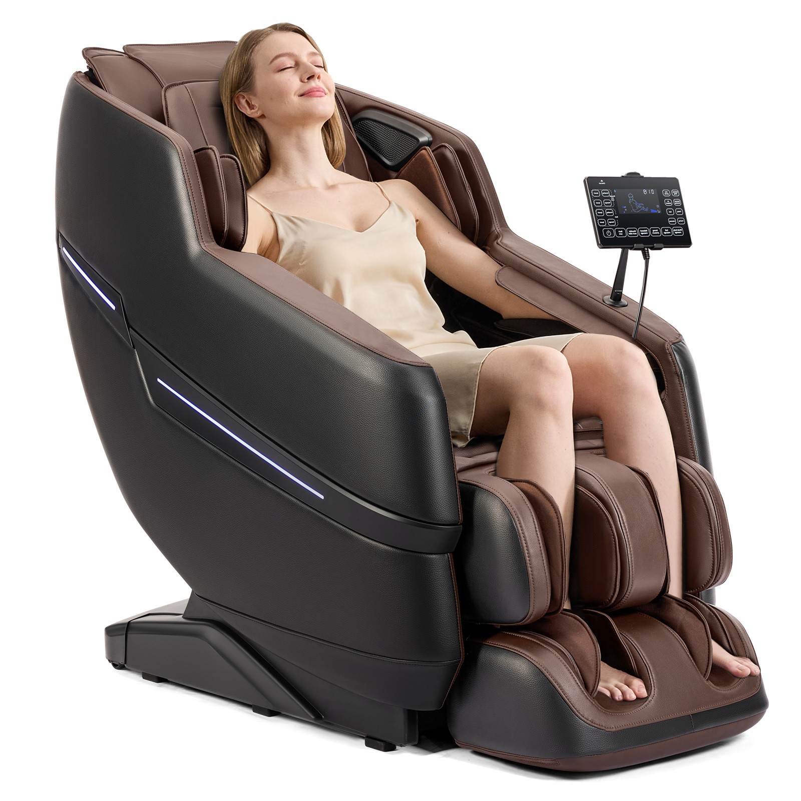 Full Body Zero Gravity Recline 8Point Air Massage Chair Heat,Shiatsu,Foot Roller gallery
