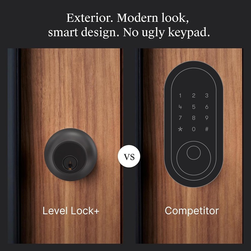 Level Lock+ Connect WiFi Smart Lock Plus Apple Home Key Remotely Control 7059B2C gallery
