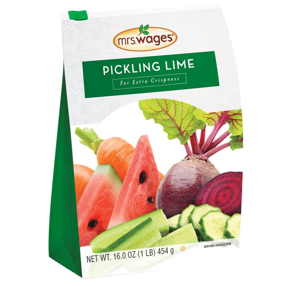 Mrs. Wages Pickling Lime 1 Pound VALUE PACK of 6