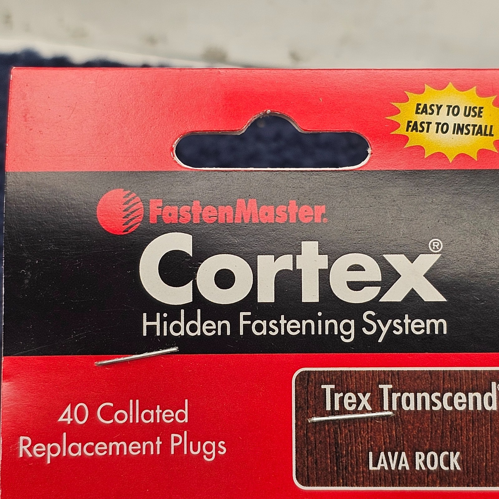 (QTY 80) FastenMaster FMCTX-40TSLR: Cortex Hidden Fastening System Lava Rock gallery
