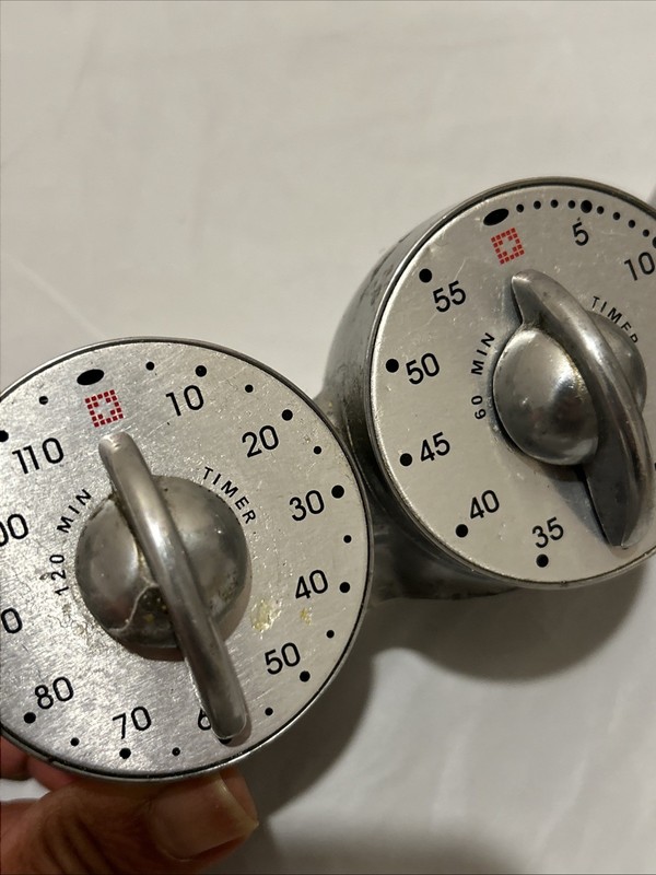 Bengt Ek Design triple mechanical timer made of polished aluminum Tested gallery