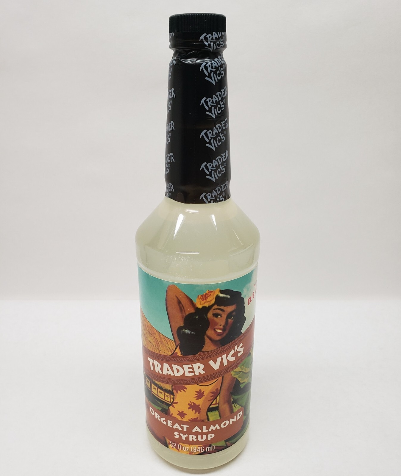 TRADER VIC Premium Almond ORGEAT SYRUP 32oz Tiki Mai Tai Scorpion Momisette gallery