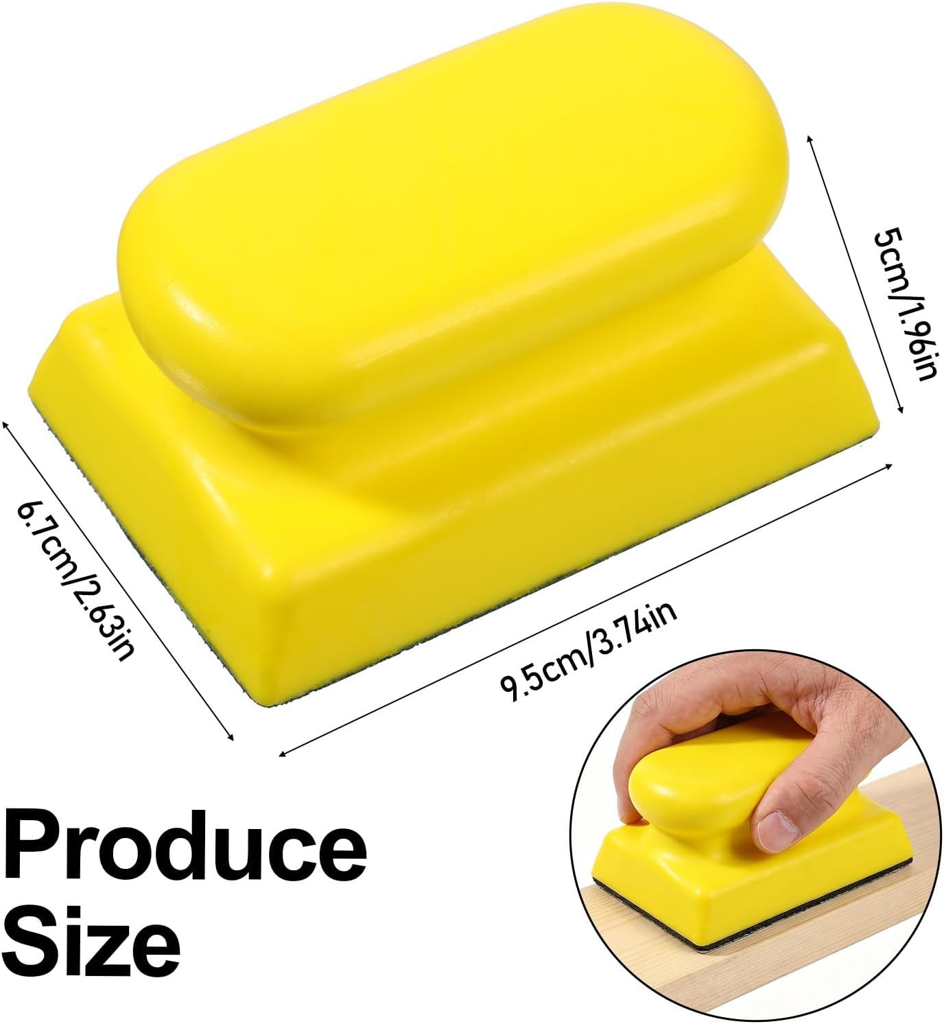 Rectangle Shape Hand Sanding Block Pad for Wood Furniture Restoration gallery