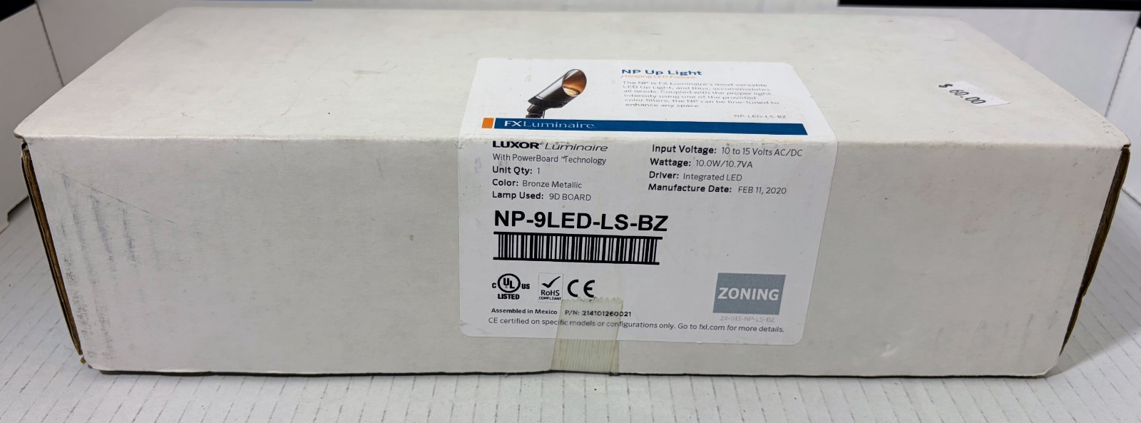 Luxor FX Luminaire NP‑9LED‑LS‑BZ Bronze LED Up Light 10‑15V Landscape 500lm NIB gallery