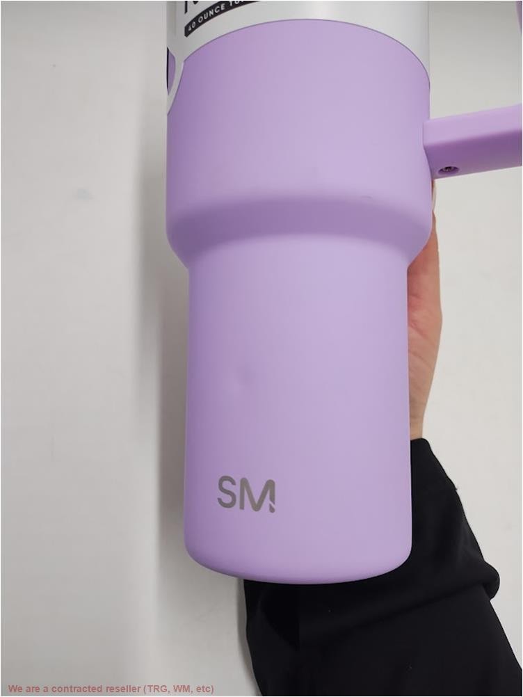 Simple Modern 40oz Trek Hydrangea Straw Tumbler Purple SEE DETAILS gallery