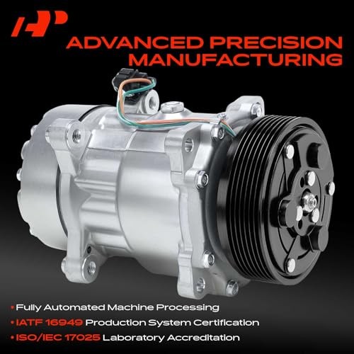 A/C Compressor with Clutch Compatible with Volkswagen EuroVan 2.8L 2001-2003 gallery