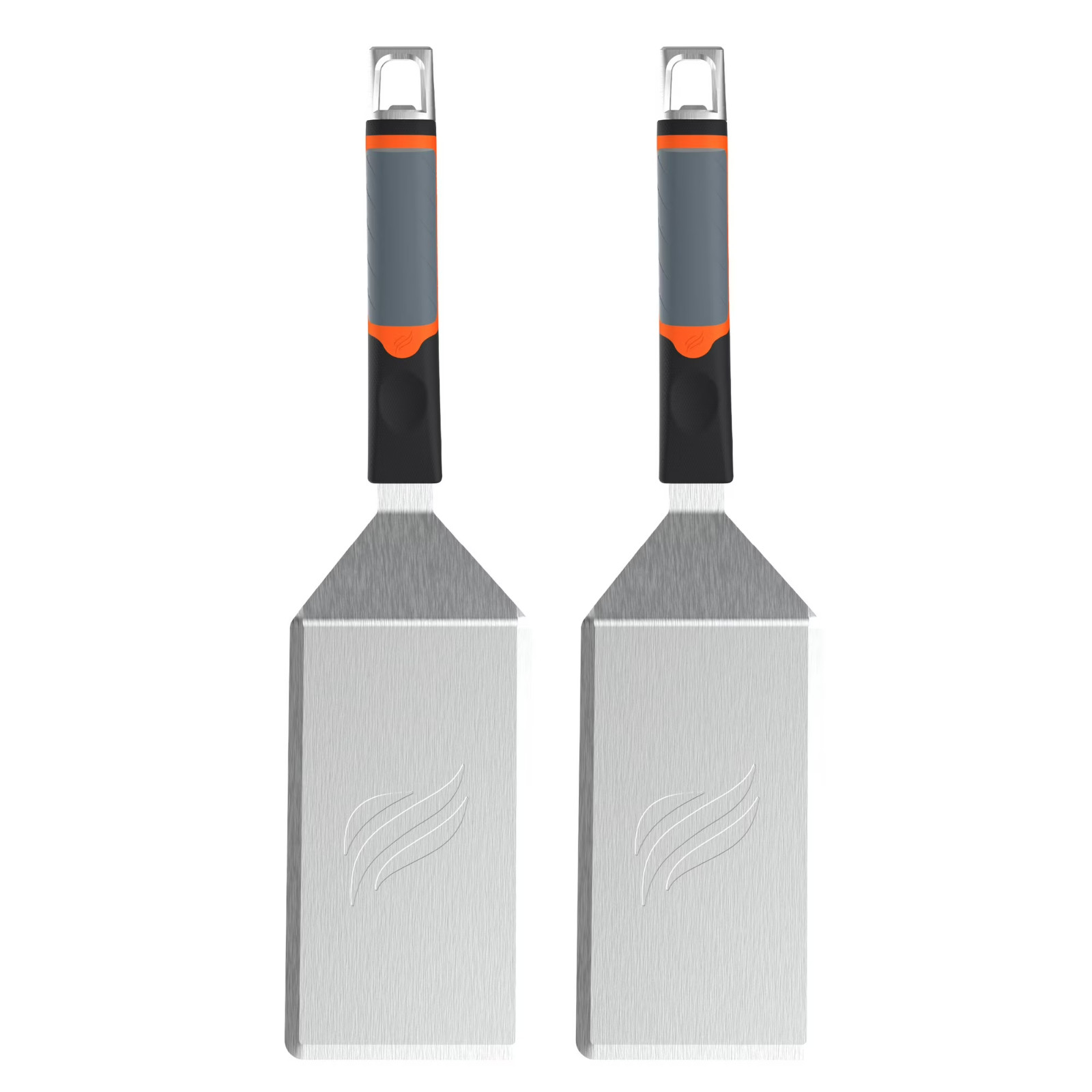 Blackstone Signature Series Stainless Steel Griddle Spatula 2 Pack Black gallery