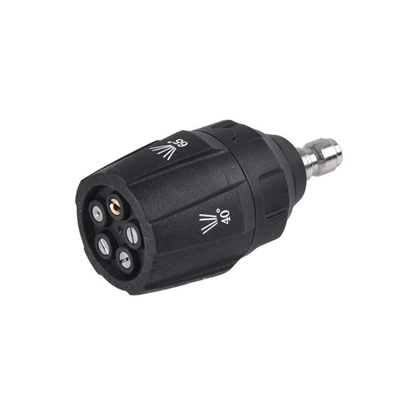 5 in 1 Adjustable Angles Rotating Water Nozzles Tip 1/4'' Quick Connect Pressure gallery