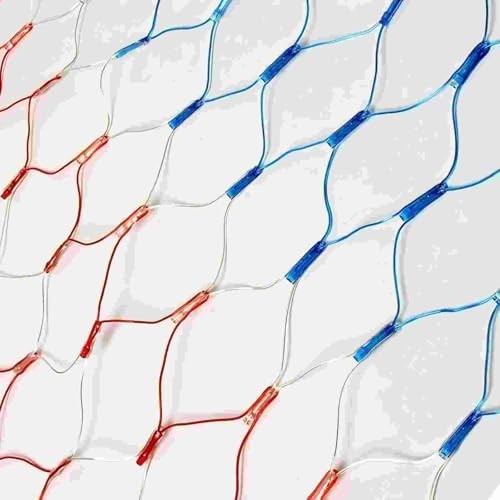 American Flag String Lights,Waterproof 420Led Flag Net Light 6.5 FT x 3.28 FT gallery