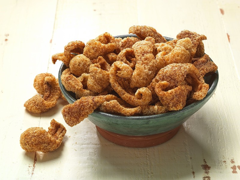 Golden Pork Cracklins Fried Pork Fat with Skin gallery