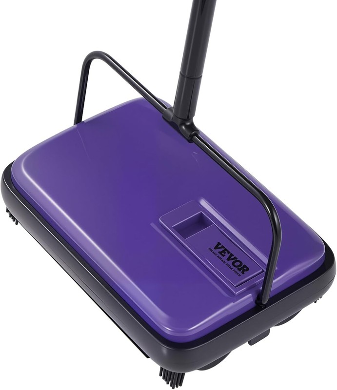 Lightweight Floor Sweeper - Easy to Empty, 6.7 Inch for Hard Floors & Carpets gallery