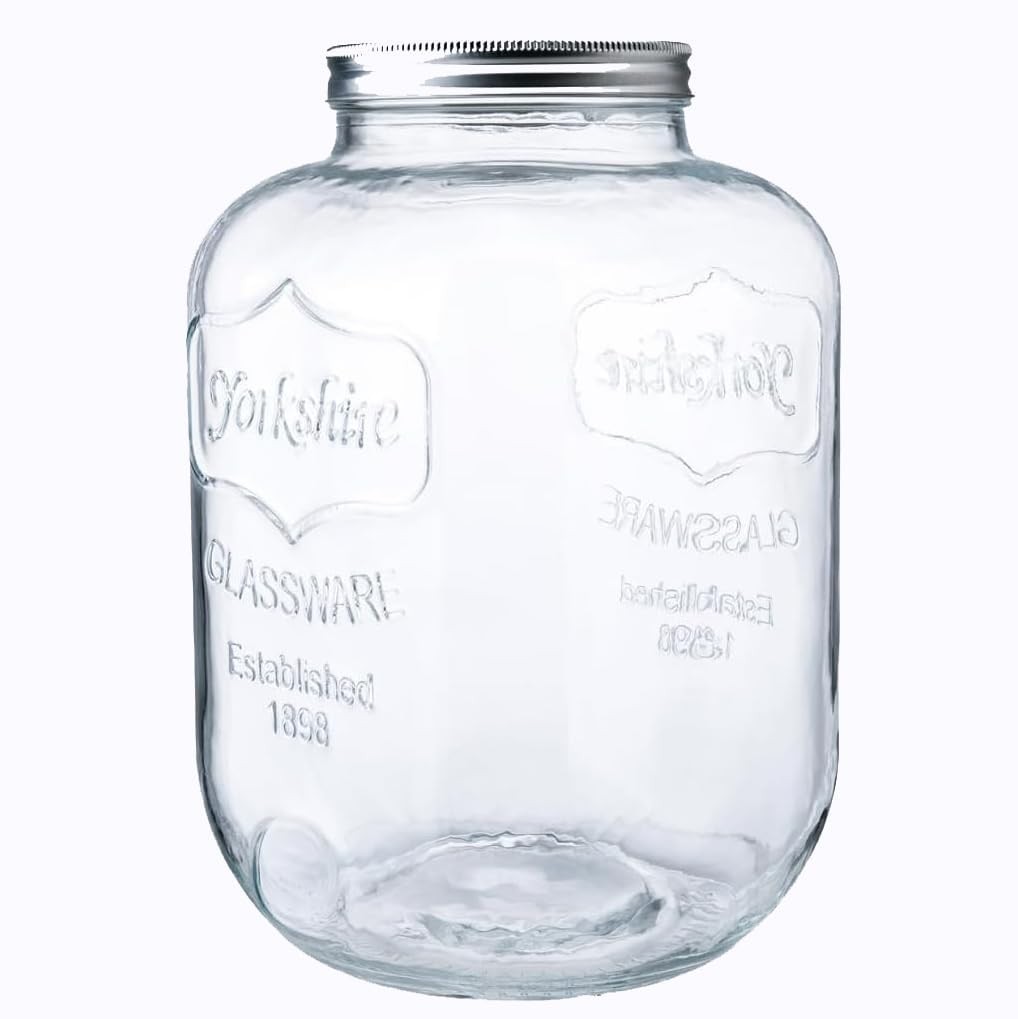 1.5 Gallons Large Size Glass Jar With Mouth Canning Jar Kitchen Storage Jar Cook gallery