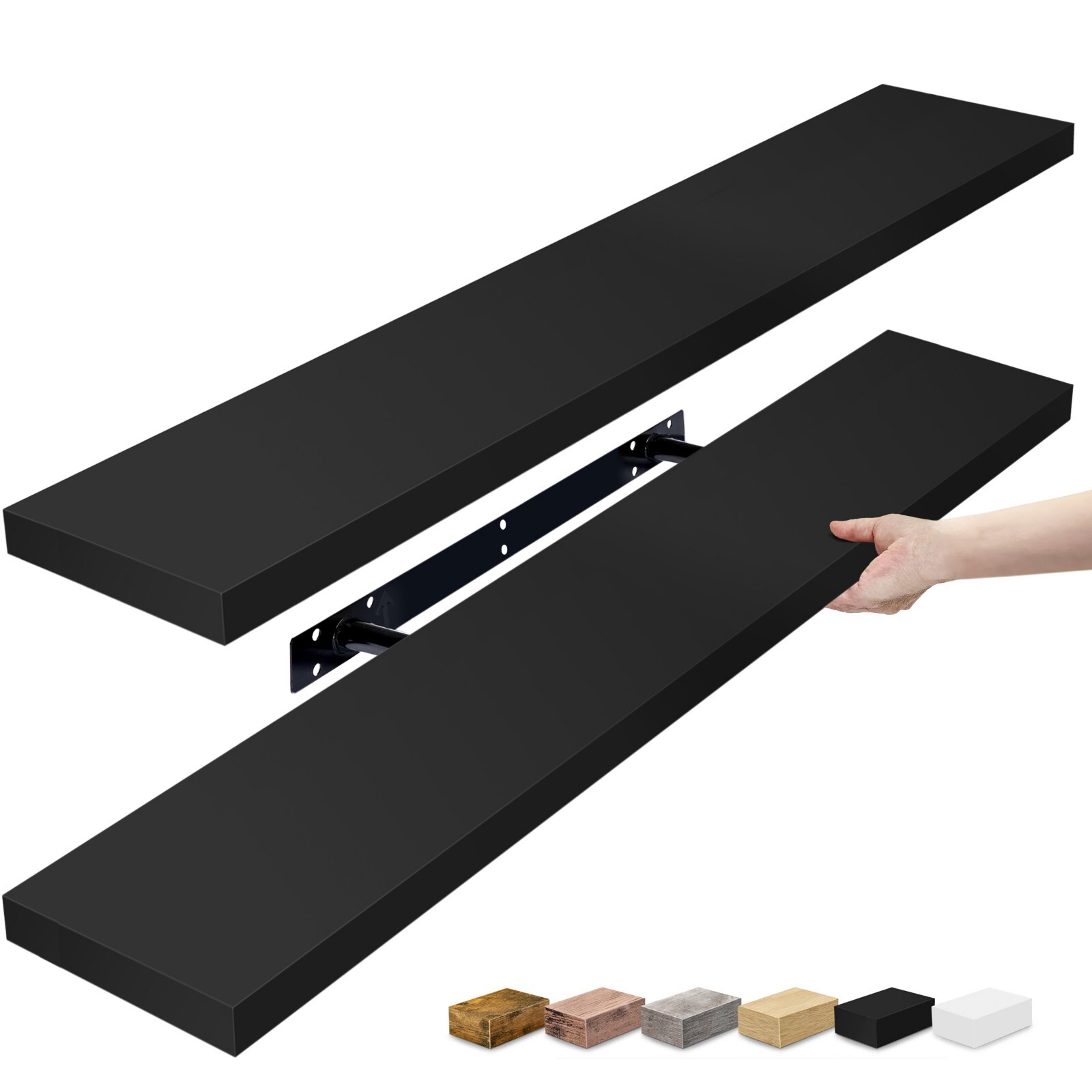 Sorbus Floating Shelves for Wall, 2 Pack (35 Inch) Long Wall-Mounted Shelves gallery
