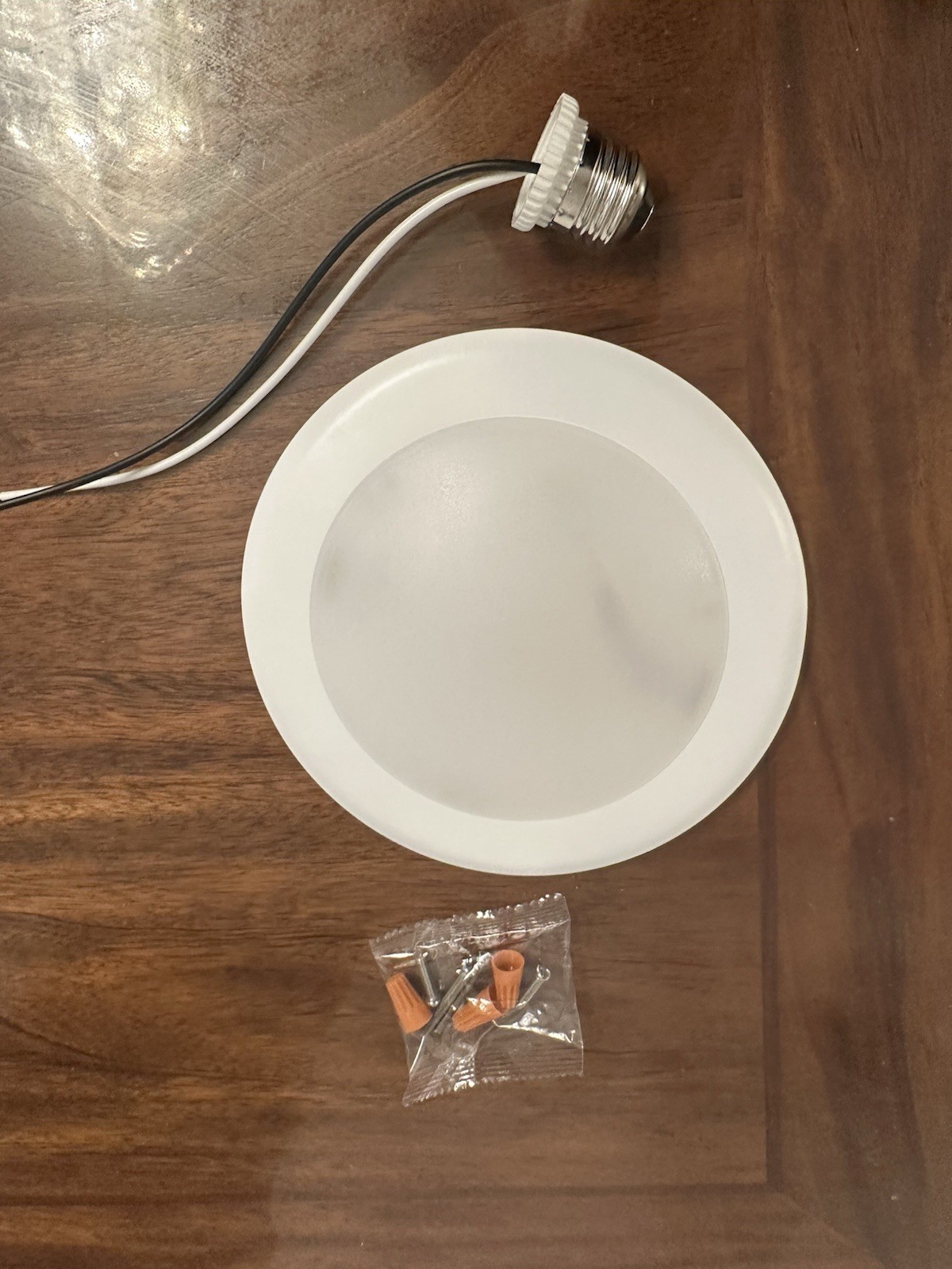 6 Inch LED Low Profile Recessed & Surface Mount Disk Light, Round, daylight gallery