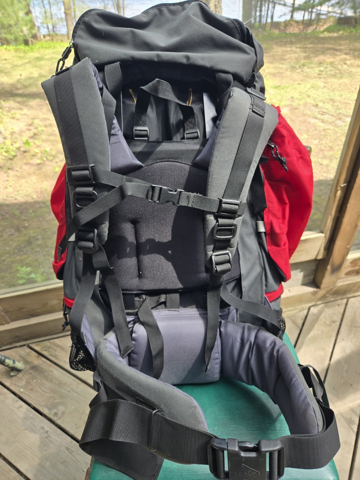 Kelty Comanche 4600 Backpack Red And Black 2