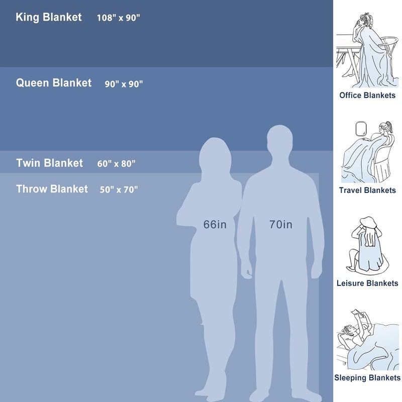 Breathable Cooling Blankets for Hot Sleepers, Summer Blanket Twin/Full Size f... gallery