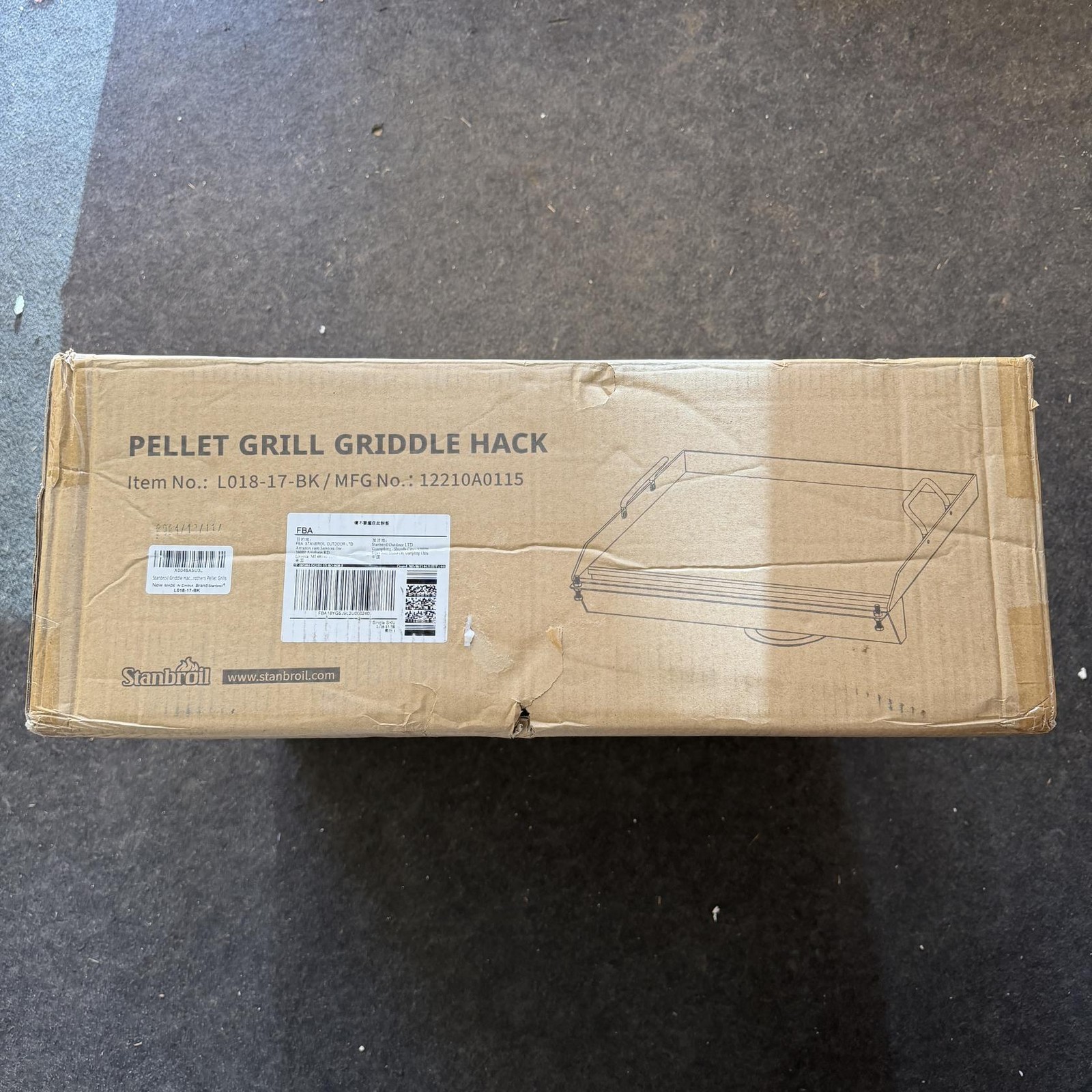 Stanbroil Griddle Hack Non-Stick Insert for Most Pellet Grills 17.4"x18.6" gallery