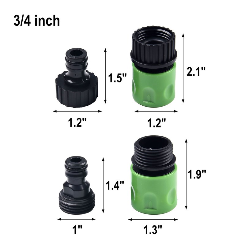 Convenient Water Hose Quick Connect Set Secure and Reliable Easy Installation gallery