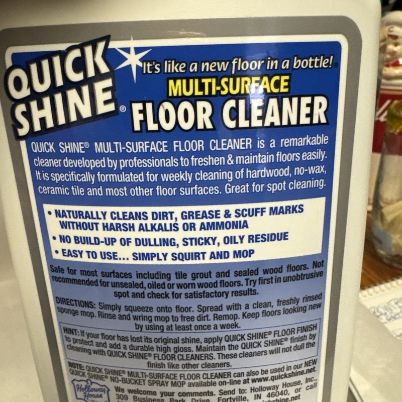 Quick Shine 27 Oz. Multi-Surface Floor Cleaner 11151 Quick Shine 11151 gallery