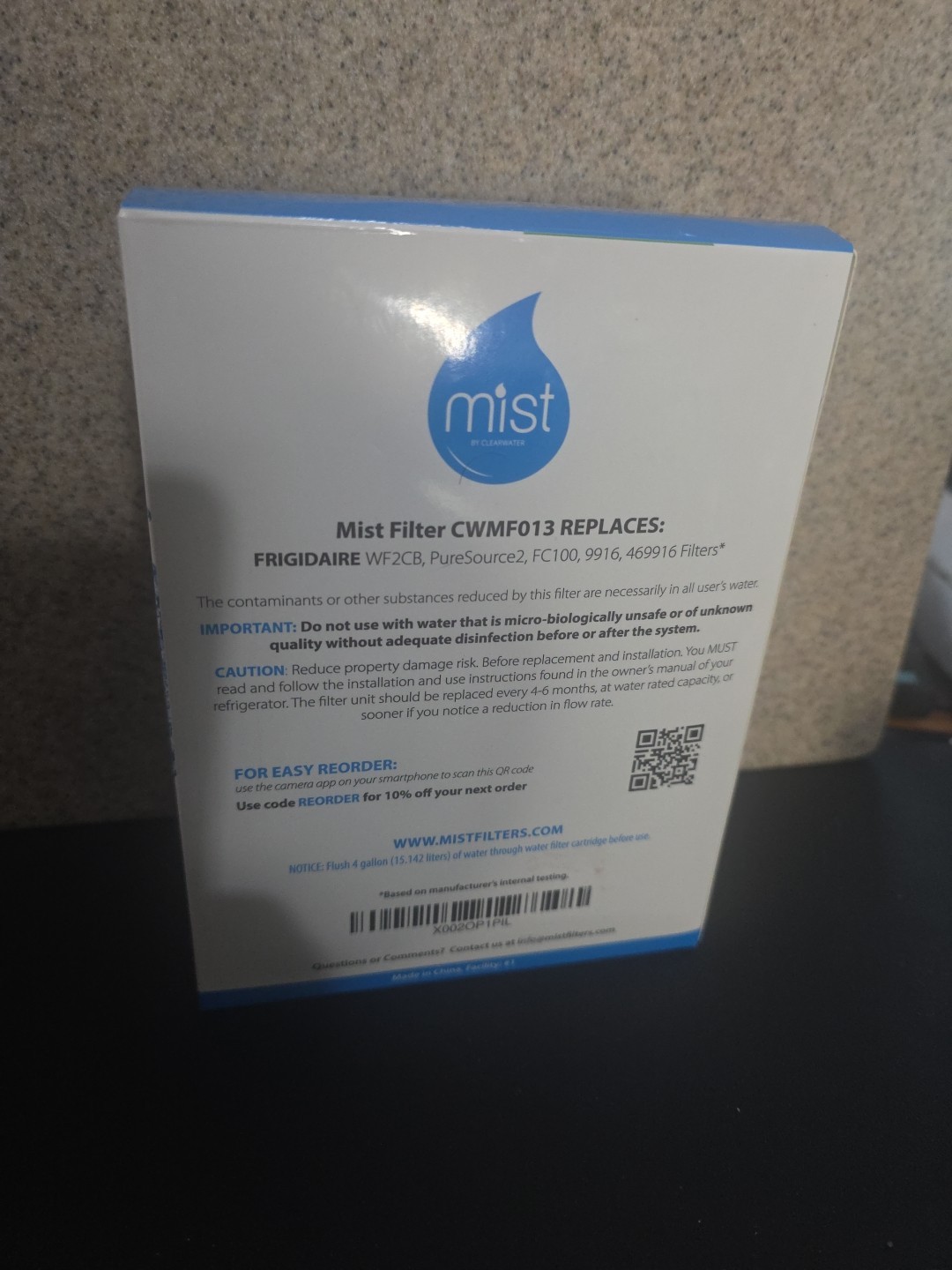 Mist WF2CB Water Filter Replacement for Frigdaire & Electrolux 2 Filters gallery