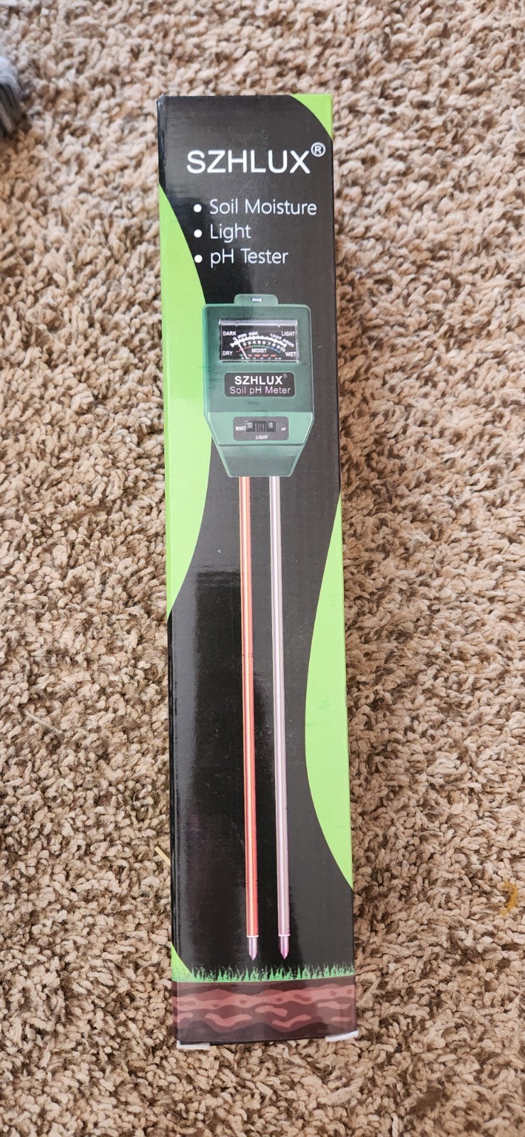 SZHLUX Soil Moisture/Light/pH Tester New In Box gallery