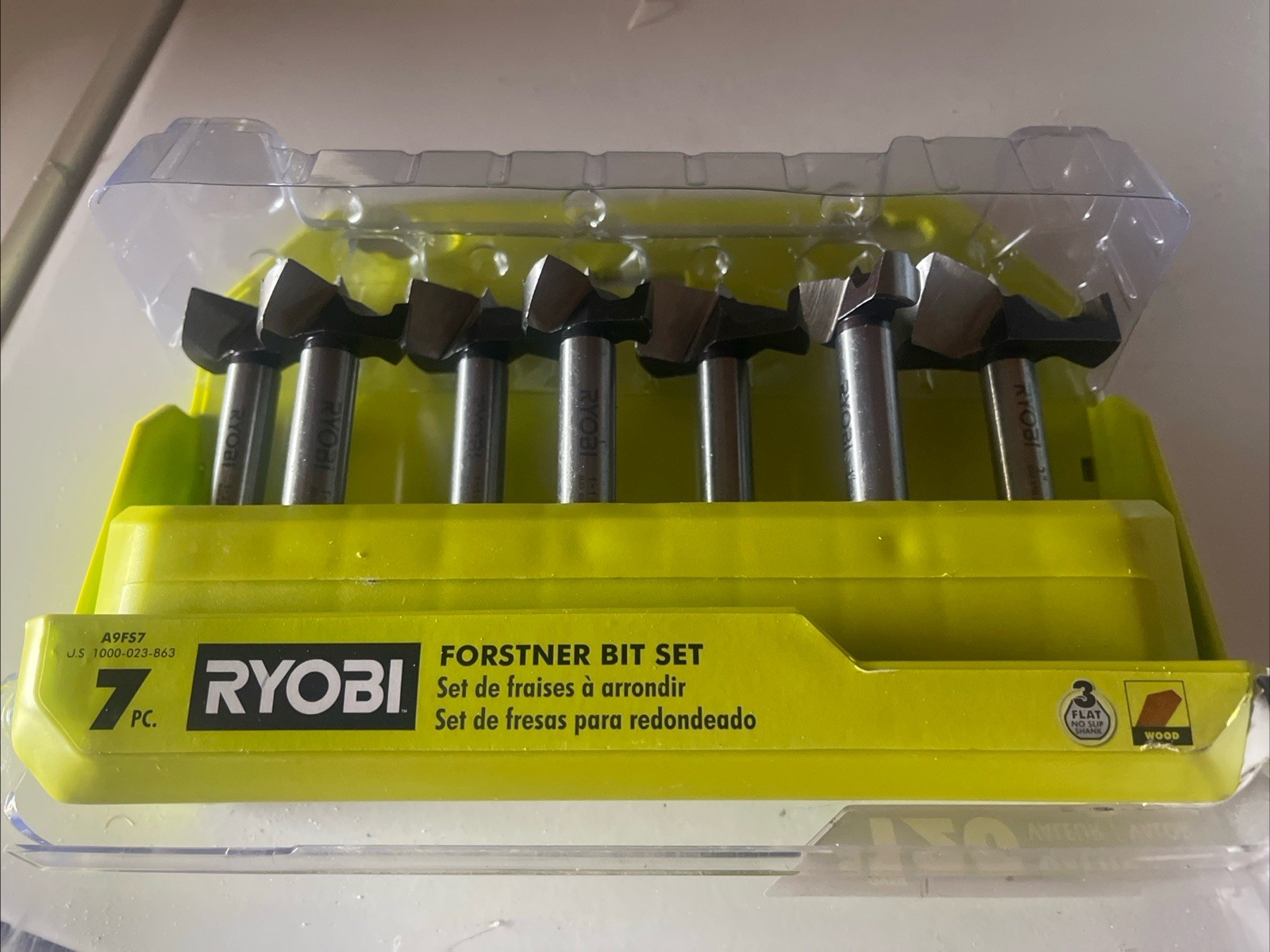 RYOBI A9FS7 Forstner Bit Set 7 Pieces With Hard Case gallery