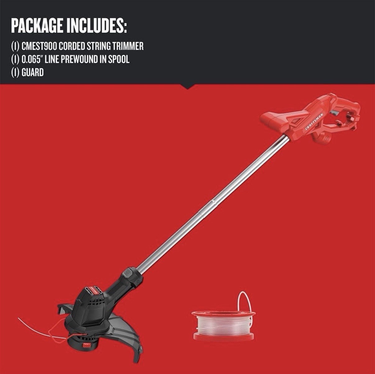 Craftsman 3.5 AMP 12" Corded String Trimmer/Edger CMEST900 NEW gallery