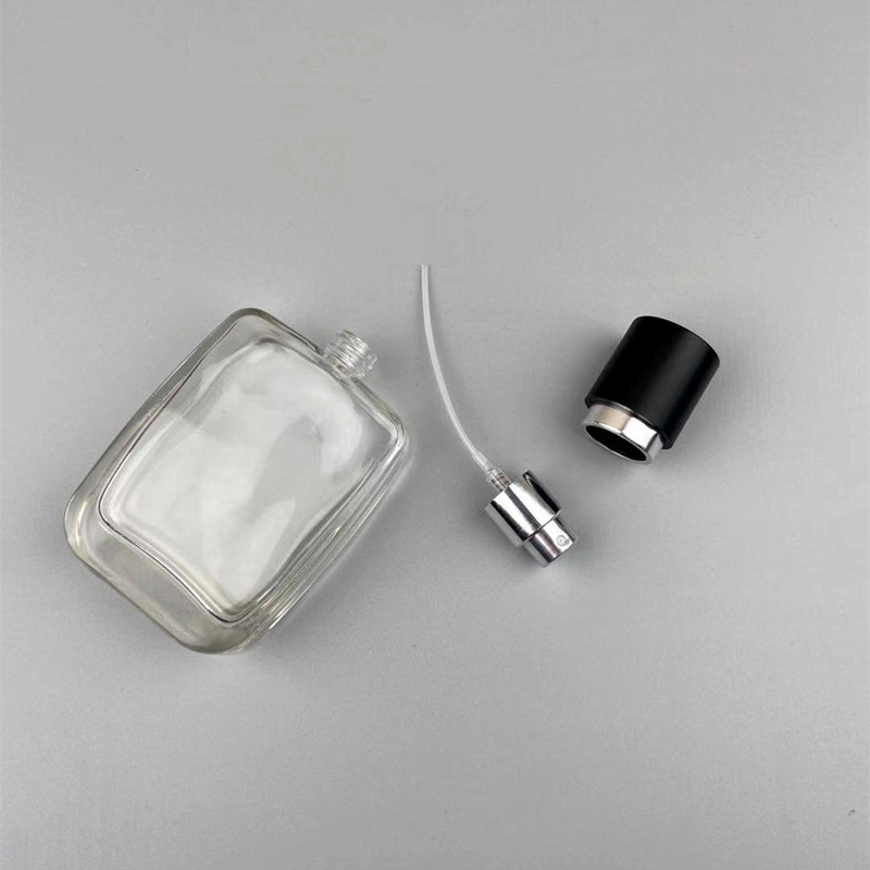 50ml Round Shoulders, Refillable Empty Glass Atomizer Spray Bottle