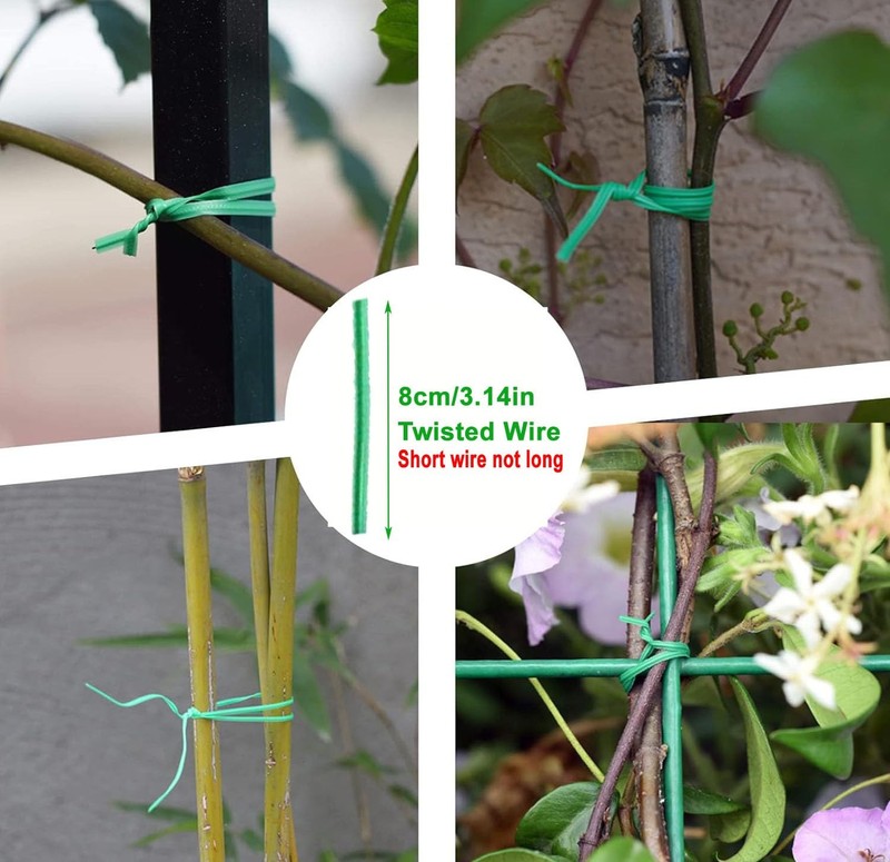 Garden Stakes 13.7 Inch, DIY 4ft 5ft 6ft 7ft 8ft 15Set Tomato Stakes Plastic ... gallery