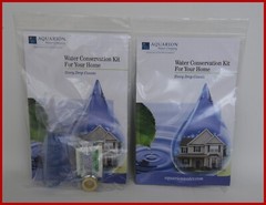 Water Conservation Kit for Kitchen or Bath Faucet Aerator/toilet leak pill