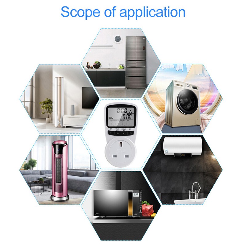 Programmable Electrical Plug-in Power Socket Timer Switch Outlet Time 50Hz/60Hz gallery