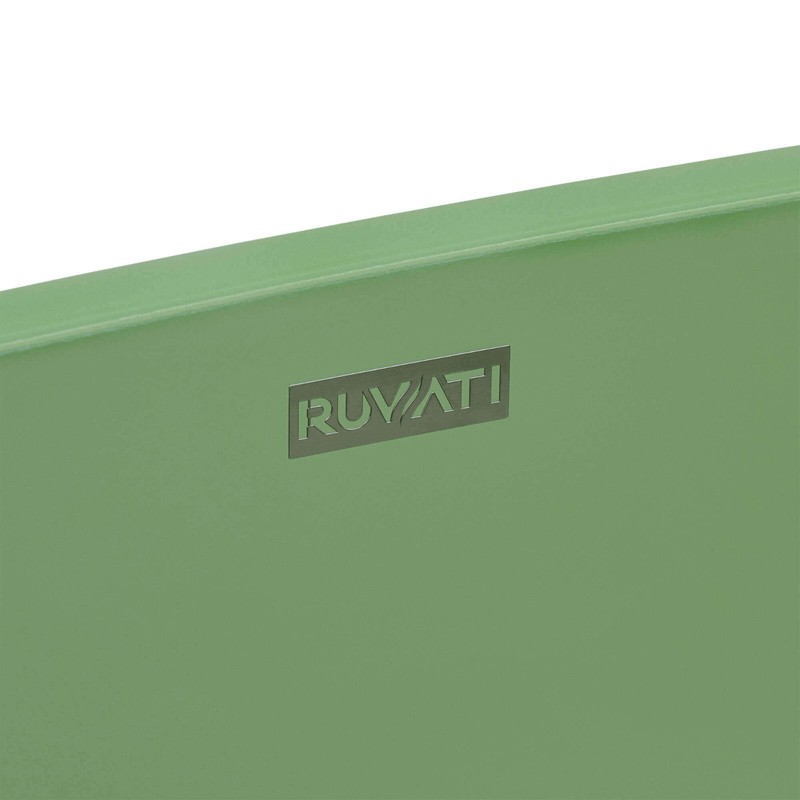 Ruvati 19" epiStone Solid Surface Bathroom Vessel Sink- RVB2119GN gallery