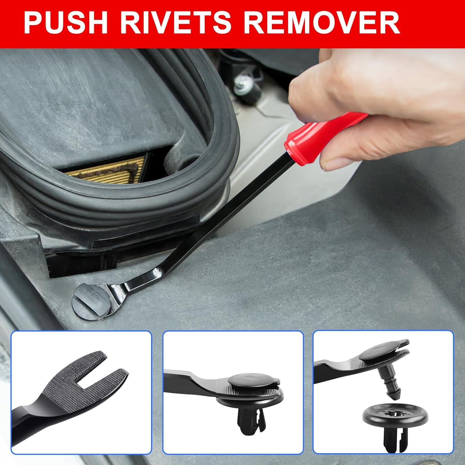 Clip Removal Tool, 3 Pcs Clip Pliers Set Fastener Remover, Auto Trim Removal Too gallery