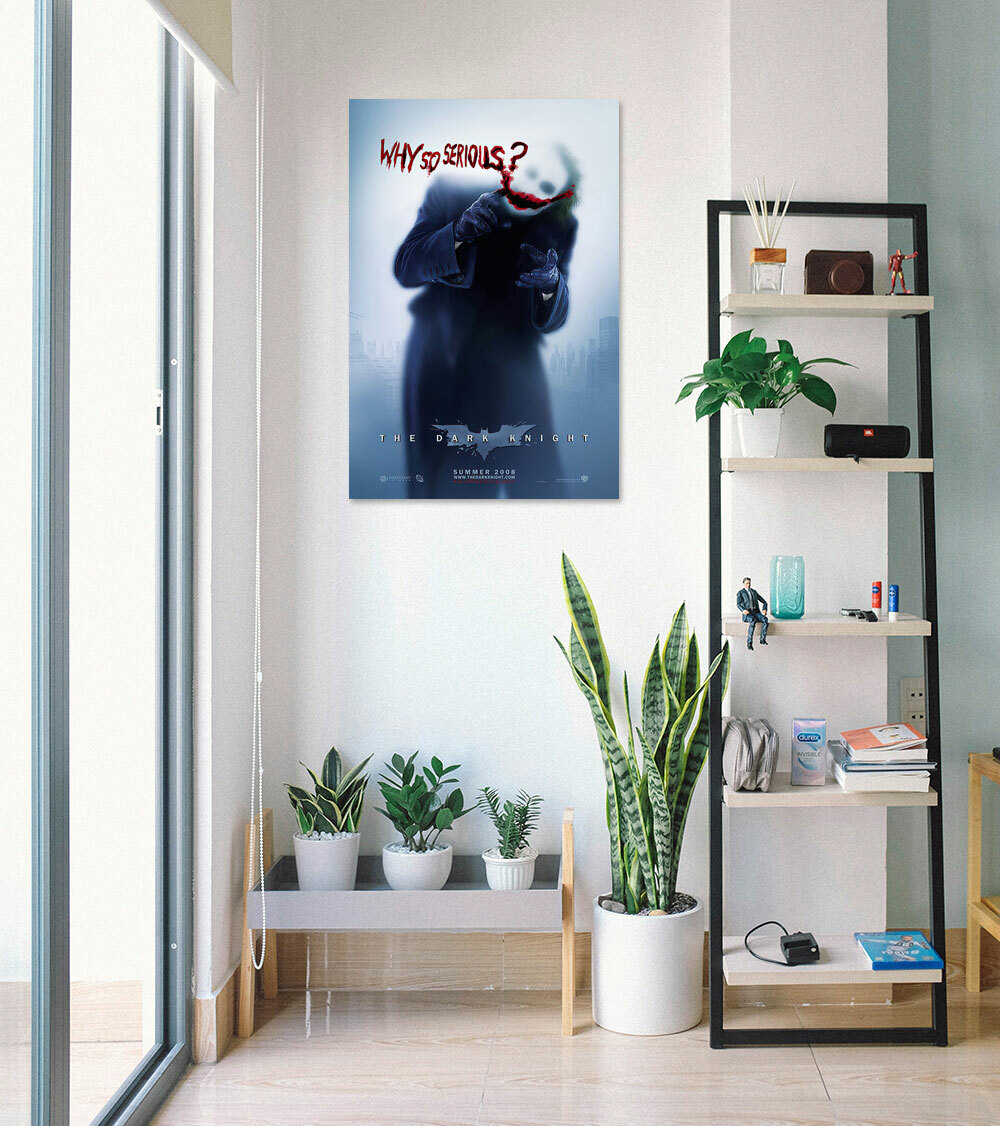 The Dark Knight - Movie Poster / Print (Joker: Why So Serious?) (27" X 39") gallery