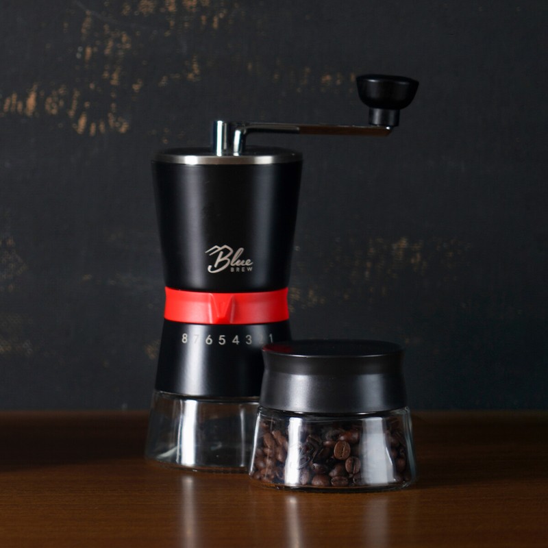 Blue Brew BB1007 Manual Coffee Grinder with 15 Adjustable Settings & 2 Airtight gallery