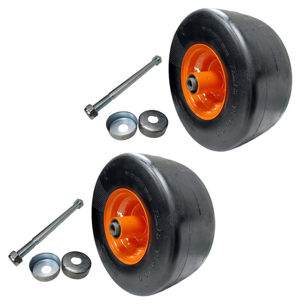 Proven Part 2-Pack Flat Free Wheel Assembly For Bobcat ZS4000 4179540 4178450 gallery