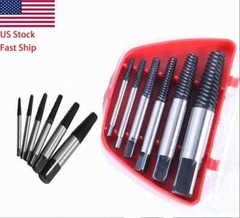 New6Pcs Screw Extractor Set Hex Head Multi-Spline Easy Out Bolt Extractor Set
