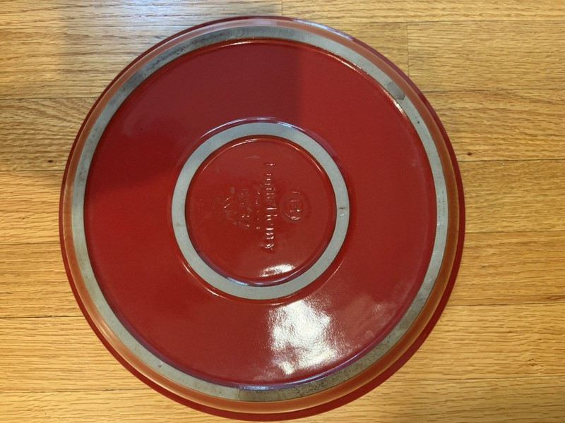 Emile Henry Burgundy Ceramic Tagine 3.7 Qt 55.32 France gallery
