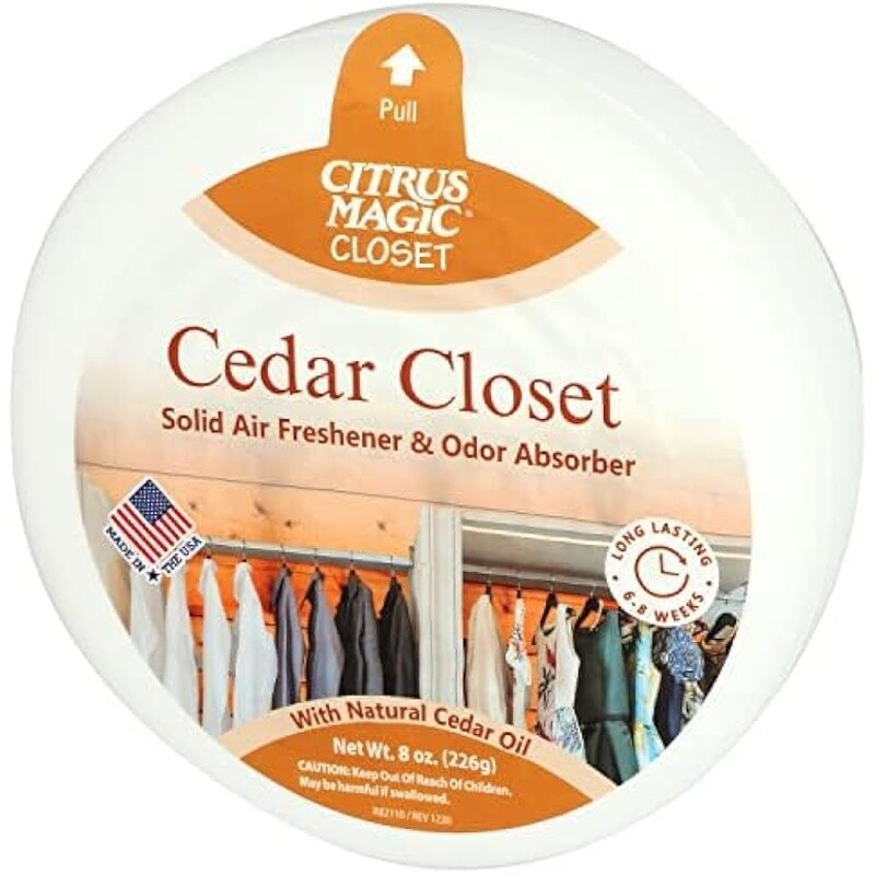 Cedar Closet Odor Absorbing Solid Air Freshener 8 Weeks Freshness Control New gallery