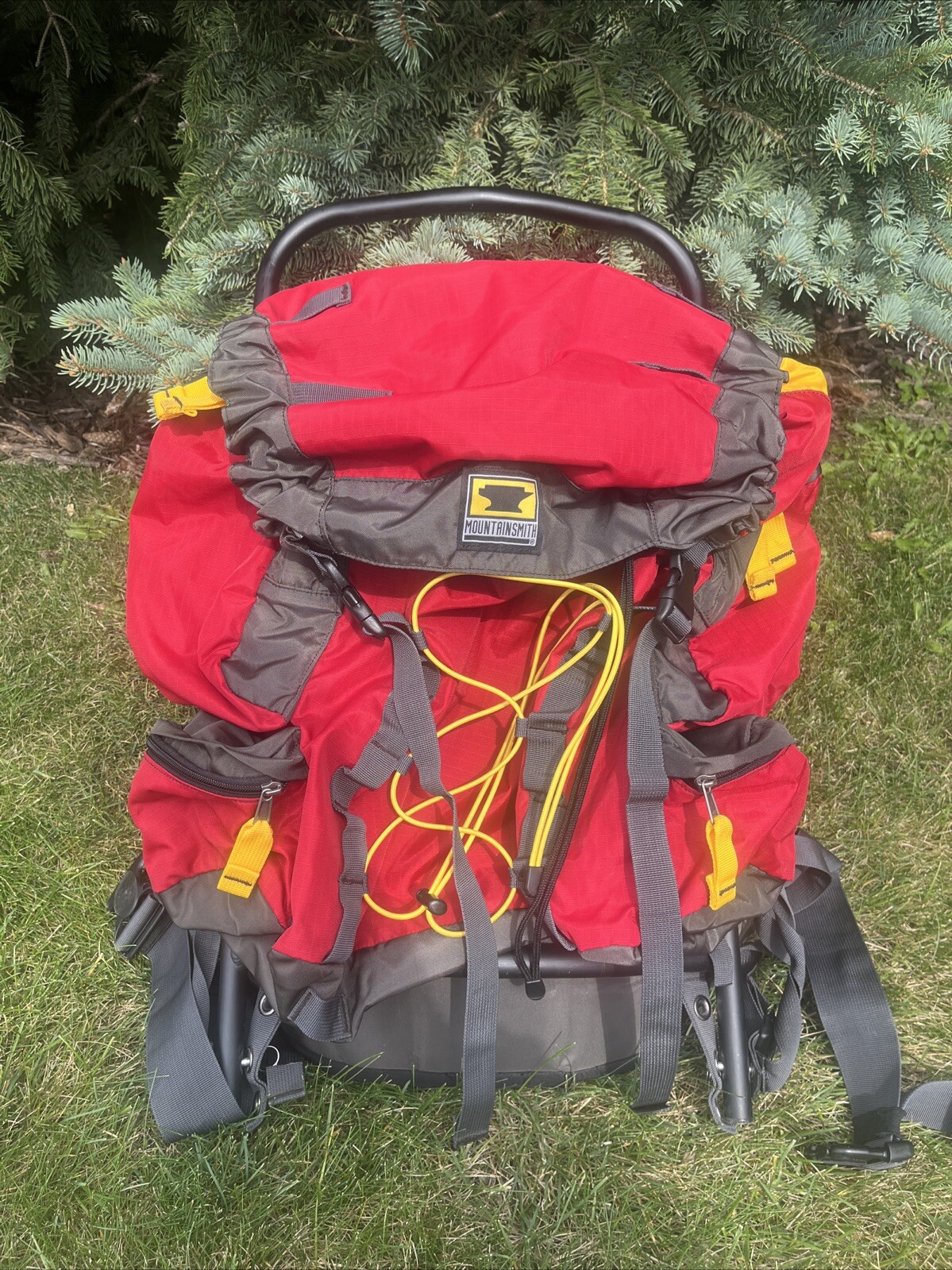 Mountainsmith Eagle Red / Yellow External Frame Backpack 17 X 17” – MINT