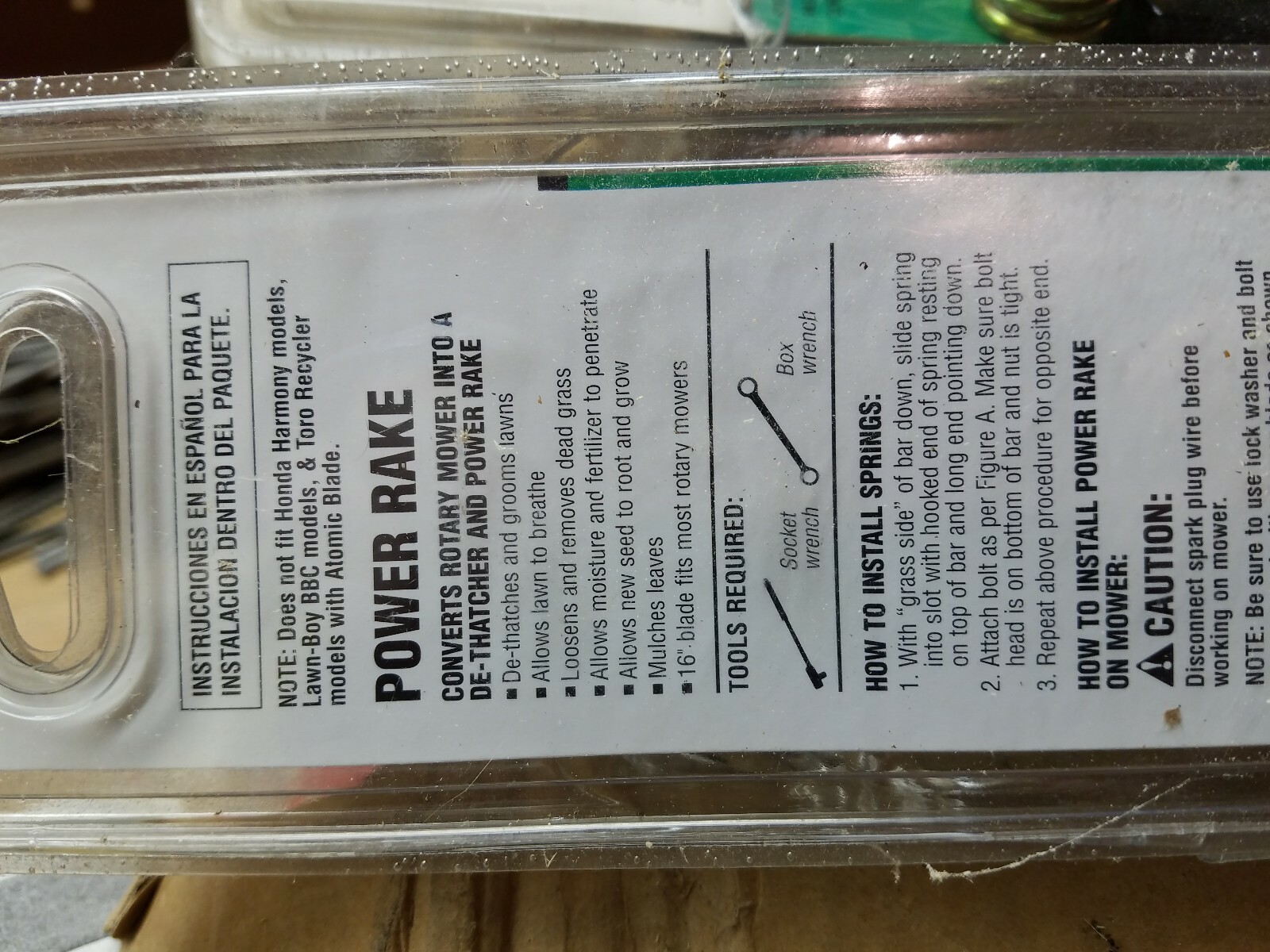 NOS - Arnold 16" Universal De-thatching Blade - 41cm gallery